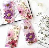 Nouveau produit, vente chaude : Fleurs séchées mélangées pour l'art floral, Cosmos violet pressé, fleurs naturelles séchées, Coreopsis plate