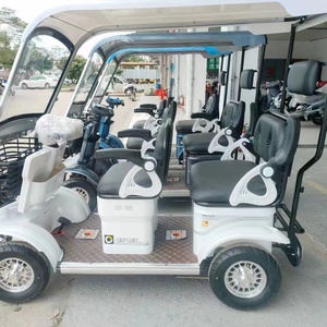 Carrito de Golf Eléctrico de Cuatro Ruedas de Alta Calidad en Oferta, Taxi Eléctrico Urbano, Autos Turísticos Económicos - Product Image 4