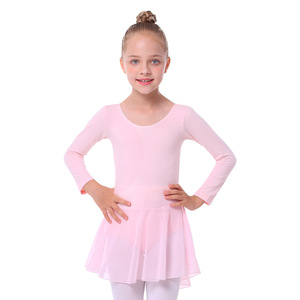 Body da Danza Classica a Maniche Lunghe, Abbigliamento per <span class=keywords><strong>Ginnastica</strong></span>, Costume da Palcoscenico Classico per Ragazze - Product Image 4