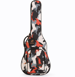 กระเป๋ากีตาร์แบบหนากระเป๋าเครื่องมือสะพายไหล่สองข้างลายพรางสไตล์วินเทจ - Product Image 3