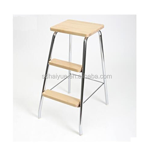 <strong>Tall</strong> bar <strong>Stool</strong> Wood Household Ladder Step <strong>Stool</strong> HY4006-1 - Product Image 4