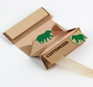 Custom King Sizes 100% Natural Orgainc Unbleached Brown <strong>Rolling</strong> Paper with <strong>Filter</strong> <strong>Tips</strong> - Product Image 6