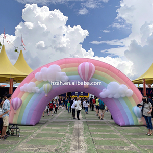 Tùy chỉnh đầy màu sắc LED bóng vòm lối vào <span class=keywords><strong>Inflatable</strong></span> vòm cho các sự kiện - Product Image 1