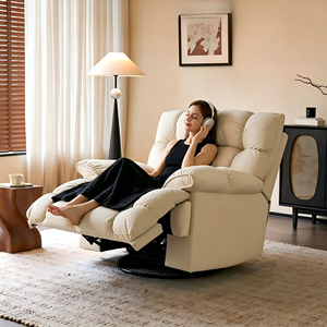 Sillón Reclinable para Sala de Estar, Silla de Masaje Reclinable <span class=keywords><strong>Manual</strong></span>, Sofá Cama con Calefacción y Función de Balanceo - Product Image 1