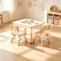 Ensemble de chaise et table d'étude ergonomiques durables pour enfants, idéal pour la maternelle, la garderie et l'école