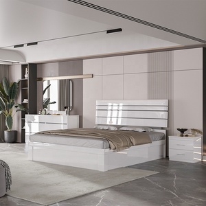 Hot Sale Modern King Size Bedroom Furniture Luxury <b>White</b> Storage Bed <b>Set</b> With Dressing Mirror 808 Bedroom Furniture/bedroom <b>Set</b>/ - Product Image 4