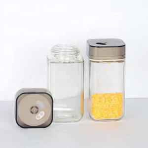 ขวดแก้วใสทรงเหลี่ยมสำหรับใส่<span class=keywords><strong>เครื่องปรุง</strong></span>รส ขายดี ราคาดี มีฝาปิด - Product Image 5