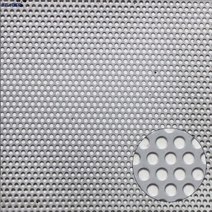 La malla de placa de acero perforada se utiliza <span class=keywords><strong>para</strong></span> las ventanas de ventilación del metro Personalización de formas de patrón Hoja perforada - Product Image 2