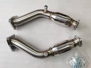 Ống xả cộng hưởng/ống dẫn phù hợp với Nissan 370Z Z33 Infiniti G37 Coupe Sedan VQ37HR 07-08 - Product Image 2