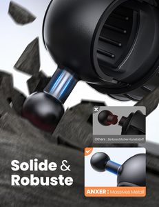 Support de téléphone pour vélo et moto, rotatif à 360°, déverrouillage en 1 seconde, étanche, en ABS, compatible avec iPhone 16 Pro Max - Product Image 6