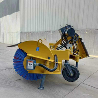Balayeuse hydraulique pour chargeur de tracteur Weidemann, compatible avec excavatrice de 1,8 tonne, garantie 1 an, attache agricole et de construction