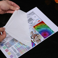 Feuille de carton imprimable par jet d'encre PVC |   Matériel pour cartes d'identité blanches pour la fabrication de cartes de membre, badges professionnels et cartes d'accès, kit d'essai 25+48+25