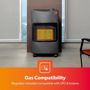Chauffage rapide Réel Flamme Portable Intérieur Chauffage Au Gaz Pliable Mobile Gaz Naturel/<span class=keywords><strong>Propane</strong></span>/GPL/Butane pour RV & Usage Extérieur - Product Image 5