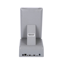 Quiosco de autoservicio Android Debian OS táctil de escritorio de 10,1 pulgadas al por mayor con impresora térmica de 58mm lector NFC escáner de código QR