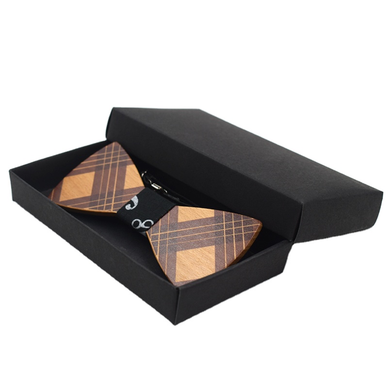 2021Fashion Men Women Bamboo Wooden Bow Ties