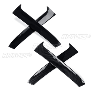 Par de Alerones Laterales Traseros para Ventana, Aspecto Negro Brillante/Fibra de Carbono, para VW Golf 7 R Variant Wagen 2014 2015 2016 2017 - Product Image 4