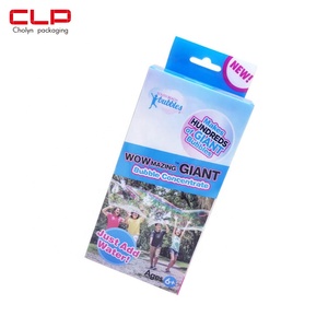 Tái chế trong suốt Vật nuôi gấp bao bì hộp cho đồ chơi trẻ em đầy màu sắc bán rõ ràng container lưu trữ - Product Image 4