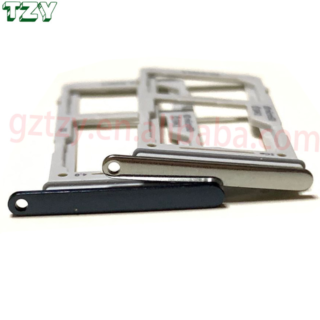 Sim Card Holder for Samsung Galaxy S10lite G977 NOTE10lite Card Tray Adapter Single or Dual Sim