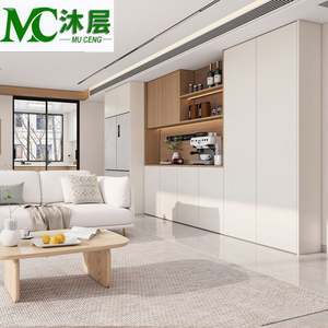 Armario Organizador de Armario Personalizado de Estilo Francés con Espejo y Estantes para Dormitorio, Sistema de Almacenamiento, Categoría de Productos de Aparadores - Product Image 3