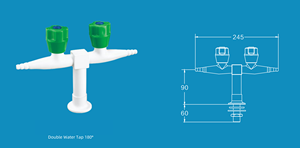 Robinet à gaz bidirectionnel en laiton de haute qualité résistant aux basses pressions, à commande facile à 180 degrés, pour usage scolaire et naval - Product Image 4
