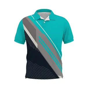 Fabrikant Groothandel 2023 Nieuwe Zomer Casual Heren Korte Mouwen 3d Bedrukt Golfpoloshirt Custom Logo Werkkleding