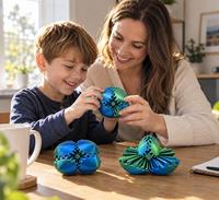 Custom Gear Ball Fidget Toy Creative Interlocking Gears PLA Sensory Fidget Toy Portable Desk Accessory