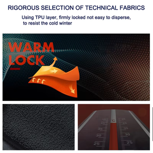 سترة تدفئة كهربائية قابلة لإعادة الشحن للرجال والنساء مقاومة للماء للرياضات الخارجية والتزلج والمشي لمسافات طويلة - Product Image 6