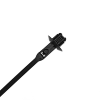 Attaches de câble en nylon faciles à installer avec fixation rapide à poussoir pour trou ovale pour la gestion des câbles de voiture Attache de câble à montage de bord