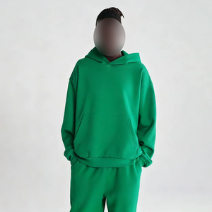 High Quality Manufacturers Long Oversized Hoodie Unisex <b>Men</b> Knitted Breathable Cotton Fleece Pocket Hoodies Personalized LOGO - Product Image 2
