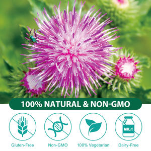 Acentiallabs Levergezondheid Supplementen Natuurlijke Melkdistel Leverreiniging En Detox Capsules Om Het Immuunsysteem Te Stimuleren - Product Image 5