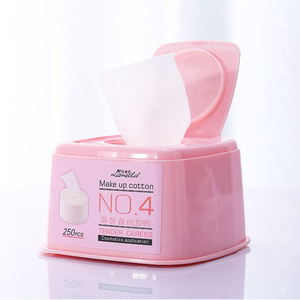 Tampon de <span class=keywords><strong>coton</strong></span> doux bio carré de haute qualité 250 pièces enlever les ongles maquillage <span class=keywords><strong>coton</strong></span> tampons outil de nettoyage visage absorbant visage rouleau Pad - Product Image 2