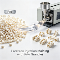 Granulés PA6 Nylon 6, Pellets de Polyamide de Qualité pour Moulage par Injection, pour l'Ingénierie Générale et les Pièces Automobiles