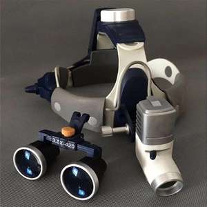 Lampada Frontale Dentale in Metallo con Doppia Batteria, LED ad Alta Potenza 5W, Configurazione Aggiornabile 4.0X/5.0X/6.0X per Stomatologia - Product Image 6