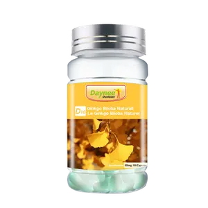 Daynee Ginkgo biloba extract capsules organic beauty detox flavonols vitamins supplement delay aging dietary herbal softgel