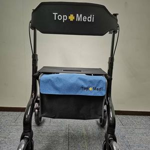 Andador Ultra Portátil de Fibra de Carbono de 6 kg con Asiento Confortable y Frenos - Product Image 4
