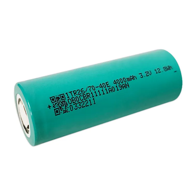 Lifepo4-batería cilíndrica de iones de litio para energía Solar, 26700 40E, 3,2 v, 4000mAh, venta directa de fábrica