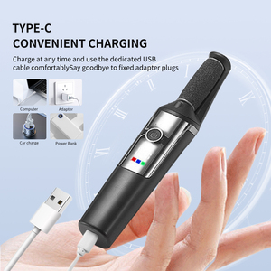 Điện chân Callus Remover Kit có thể sạc lại tàn nhẫn removers 3 mài đầu không thấm nước chân Scrubber tập tin Pedicure công cụ Kit - Product Image 3