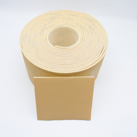 Eponge de ponçage en mousse d'oxyde d'aluminium Oem Rouleau de sable Papier de verre jaune pour polissage pour voiture/bois/mur