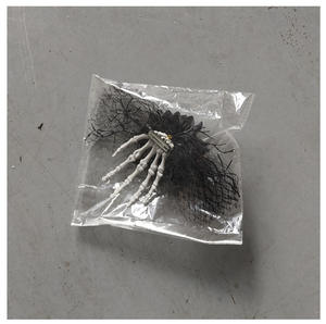 HLC Accesorio para el Cabello <span class=keywords><strong>de</strong></span> Fiesta <span class=keywords><strong>de</strong></span> Halloween, Horquilla con Calavera, Huesos, Rosas y Flores, con Malla Negra, para Decoración <span class=keywords><strong>de</strong></span> Fiestas y Festivales - Product Image 6