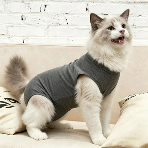 Camiseta de recuperación suave <span class=keywords><strong>para</strong></span> perros, <span class=keywords><strong>para</strong></span> cuidado postoperatorio, chaleco antiarañazos <span class=keywords><strong>para</strong></span> mascotas, <span class=keywords><strong>para</strong></span> gatitos y cachorros, de fábrica - Product Image 6