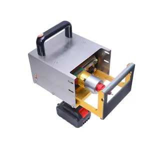 Handheld electric marking machine battery operated dot peen engraving machinery for metal