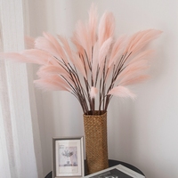 MW85502 — fleur artificielle, herbe pampa, fleur décorative, vente en gros