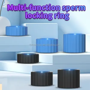 Silicone Extra spesso 3 dimensioni gabbia del cazzo SM testicolo Bondage palla barella di blocco dello sperma cazzo ingranditore maschile masturbazione pene anello - Product Image 2