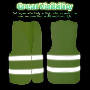 Branded High Visibility Safety Vest Reflective Yellow for Exhibition Staff Uniforms and Professional Trade Show Marketing <b>Gifts</b> - Product Image 6