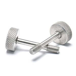 M4 M5 ss304 DIN653 tête moletée vis imperdable - Product Image 2