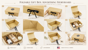 Custom Foldable Magnetic Premium Cardboard Packaging Luxury Rigid <b>Storage</b> Kraft <b>Paper</b> Clothing Apparel Gift <b>Box</b> - Product Image 2