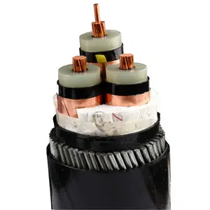 Medium Voltage 4 Core 25mm2 50mm2 70mm2 95mm2 185mm2 240mm2 300mm2 PVC Swa Copper XLPE Power Cable