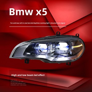 High Quality 07-13 <b>LED</b> <b>Headlight</b> Assembly 12V 12W Eye Daytime Running Light Turn Signal 6000k White Front Lamp for E70 07-13 - Product Image 4