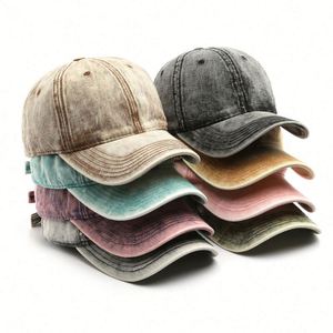 High Quality Cowboy <b>Baseball</b> <b>Cap</b> Washed Distressed Hats <b>Plain</b> Adjustable Cotton Denim Dad Outdoor Sports Hat Promotion Gift - Product Image 1