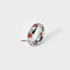 Bague pour femme Ality, bijoux fantaisie, plaquée or 18 carats, acier inoxydable, motif papillon gravé - Product Image 6